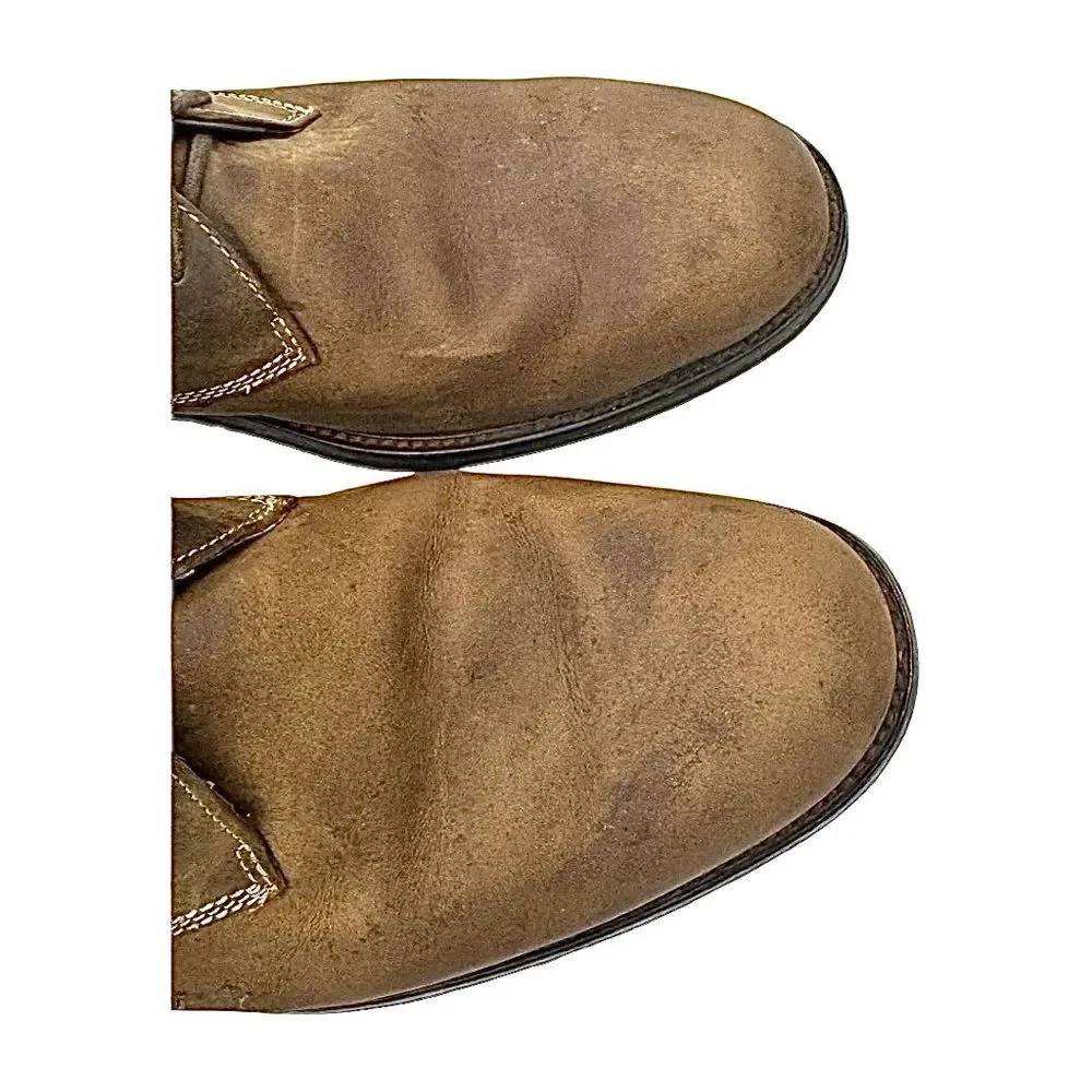 Johnston & Murphy Copeland Chukka Boots Sz 13 Brown Leather Sheepskin Men’s